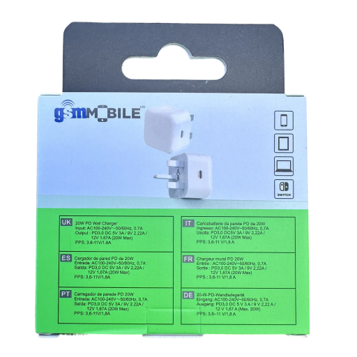 GSM Mobile 20W GaN PD Wall Charger - Image 2